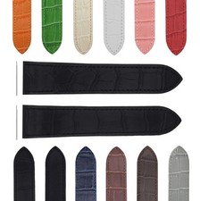 SCREW + 20-23-24.5MM ALLIGATOR GRAIN LEATHER STRAP FOR CARTIER SANTOS 100 XL picture