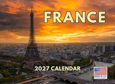 France Calendar 2027 Monthly Wall Calender 12 Month picture