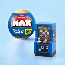 Zuru Max Premium Retro Building Bricks Arcade Alien Invasion 162pc new picture
