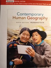 RENTAL EDITION- CONTEMPORARY HUMAN GEOGRAPHY HARDCOVER picture