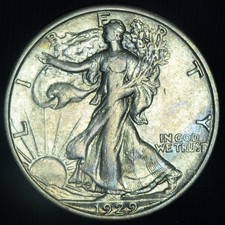 1929-S 50C Walking Liberty Half Dollar AU ~ 26489 picture