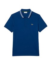 Lacoste Men's Regular Fit Pima Cotton Polo in Blue DH5922-51 HBM picture