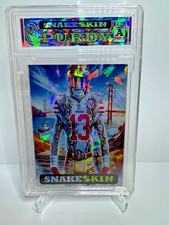 2025 NFL 49'ers Brock Purdy Snakeskin Ice Refractor Anime SP/200 cv rc picture