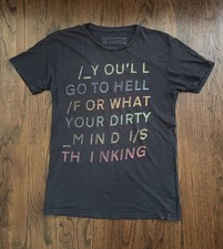 VTG Radiohead Tour T-Shirt 2008 Size S You’ll Go To Hell In Rainbows picture