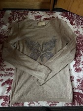 Zadig and Voltaire beige cashmere top, Stockholm aesthetic, indie sleaze picture