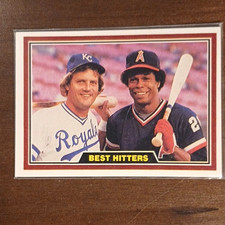 Donruss 1981 Best Hitters In Baseball Insert George Brett/Rod Carew #537 picture