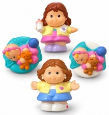 Fisher Price Little People Moms & Babies Lot of 4 Nursery Figures 2011 picture