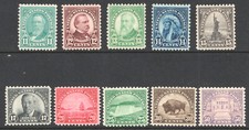 1931 US SC 692-701 Set of 10 Rotary 11x10.5 - OG MNH complete set F/VF - XF picture