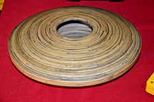 Vintage  Turned and Lacquered Wooden Bowl Sculpture 15