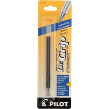 2 Pack Pilot Dr. Grip Ball Point Pen Refill, Medium, Blue 77228, 2 Ct picture