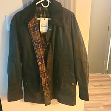 Barbour Men's Ashby Wax Jacket Olive Size L MWX0339OL71 NWT picture
