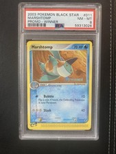 Pokemon Marshtomp 2003 Black Star Promo Winner 011 PSA 8 Extremely Low Pop picture