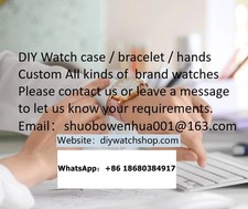 DIY Watch case+ bracelet+hands Custom watches Assembling Watch kits consultancy picture