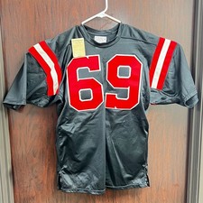 Vintage Southland Athletic Football Jersey Red Black White Size 42 picture