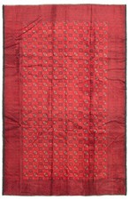 Vintage Traditional Hand-Knotted Area Rug 6'3