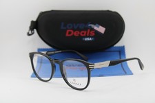 NEW CANALI CO305 C01 POLISHED BLACK GUNMETAL AUTHENTIC EYEGLASSES 52-21 picture