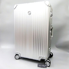 Mercedes Benz Original Aluminum Suitcase 65L Silver Carry Bag Novelty Japan NEW picture