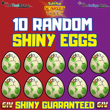 SHINY 6IV ⭐️ PACK OF 10 SHINY MYSTERY EGGS ⭐️ - Pokemon SCARLET and VIOLET picture