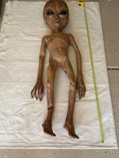 Vintage Alien 4.5’ Prop Latex Foam UFO Roswell Style picture