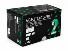 GC Fuji II LC A2 Caps 50/Pk Light Cure Glass Ionomer Restorative Dental picture