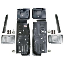 1965-1968 Mustang Mustang Coupe/Fastback Floor Pan Kit Seat Platforms Toe Boards picture