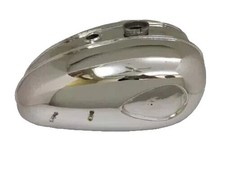 BSA C15 CHROMED PLATED STEEL GAS FUEL PETROL TANK | Fit For picture