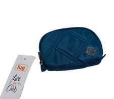 Lug Stash Pouch Bag Wallet Ocean Blue Quilted New NWT picture