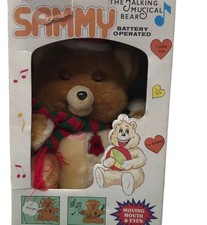 Sammy Talking Musical Bear S-1266 Rare Vintage Animatronic Plush Original Box picture