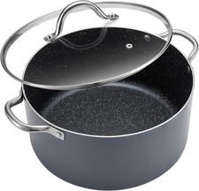 10QT Non-Stick Induction Stock Pot with Lid - Perfect for Large Families picture