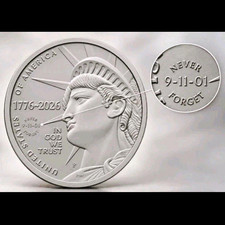 2026-P Liberty Half w/9/11 Never Forget Privy - Pre Sale picture