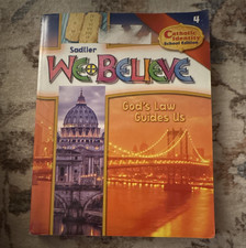 Sadlier We Believe Grade 4 God’s Law Guides Us School Edition Textbook 2015 picture