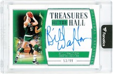 Bill Walton Celtics Signed 2019-20 Panini National Treasures #TH-BWT #53/99 Card picture