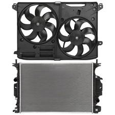For 2013 2014 2015 2016 2017 2018 Ford Fusion New Cooling Fan & Radiator Kit picture