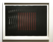 John Goodyear 1969 Signed Numbered Dated LTD ED Duel Sided Screenprint Framed picture