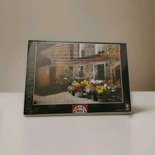 Educa 2000-Piece Flower Market Street Scene Landscape Jigsaw Puzzle Cardboard picture