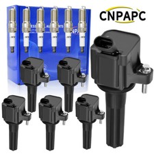 UF497 6Pcs Ignition Coil and Spark Plug For 2007-2012 Chevrolet Colorado 3.7L picture