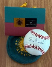 Signed Stan Musial Baseball UDA COA Autographed With Original UDA Box picture
