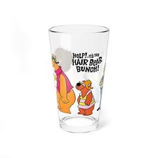 Help... It's the Hair Bear Bunch Mixing Glass, 16oz, 70s Cartoons picture
