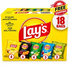Lay's Snacks Mix Potato Chips Variety Pack, 1 oz, 18 Count  picture