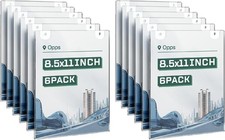 12 Pack Clear Acrylic Wall Mount Sign Holders 8.5