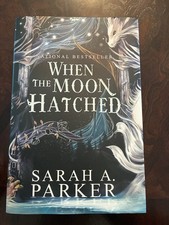 When The Moon Hatched by Sarah A. Parker Special Art & Sprayed Edges Hardcover picture