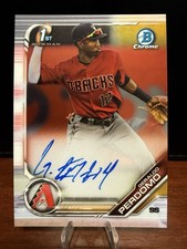 2019 Bowman Chrome - Geraldo Perdomo 1st Bowman Auto #CPA-GP (RC) - Pack Fresh picture
