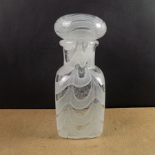 Barovier et Toso Murano Glass Decanter Graffito Diafano Signed Italy MCM picture