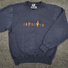 Vintage 90's Champion McDonald's McKids Medium Navy Sweatshirt Crewneck RARE picture