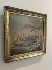 Early 19th Century French Needlework Embroidery Dated 1805 picture