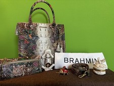 BRAHMIN CAROLINE ACADIA OMBRE W/TASSEL AND ADY WALLET  picture