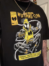 Wu-Tang Clan Spider-Man Mashup T-Shirt, Hip Hop, Rap Tee, reprint picture