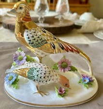 Vintage J.T. Jones Golden Pheasant Crown Staffordshire Fine Bone China Figurine picture