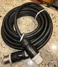 50 AMP ENTERTAINMENT CABLE GENERATOR POWER CABLE / 250V SO 6/4 600V M/F (50FT) picture