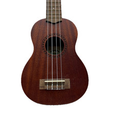Kala KA-15S Soprano Ukulele Mahogany Body Satin Brown 4-String Acoustic Gift picture